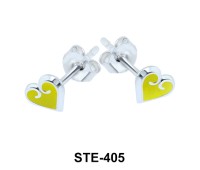 Cute Heart Stud Earring STE-405